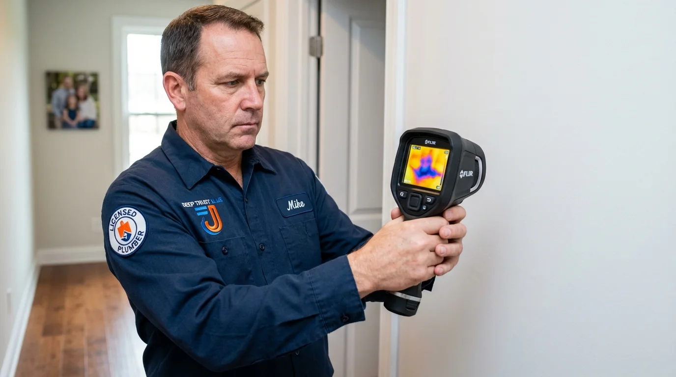 Thermal imaging leak detection by Johns Plumbing LLC in Merritt Island